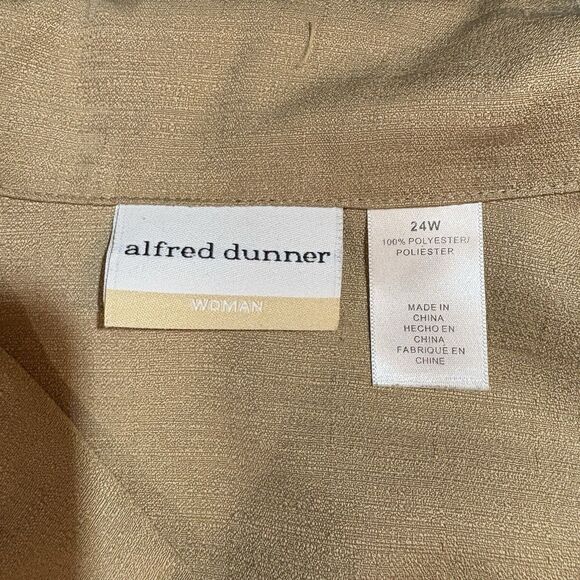 Alfred Dunner Jacket Womens 24W Floral Embroidered 3/4 Sleeve Boho Cottagecore - Picture 8 of 11